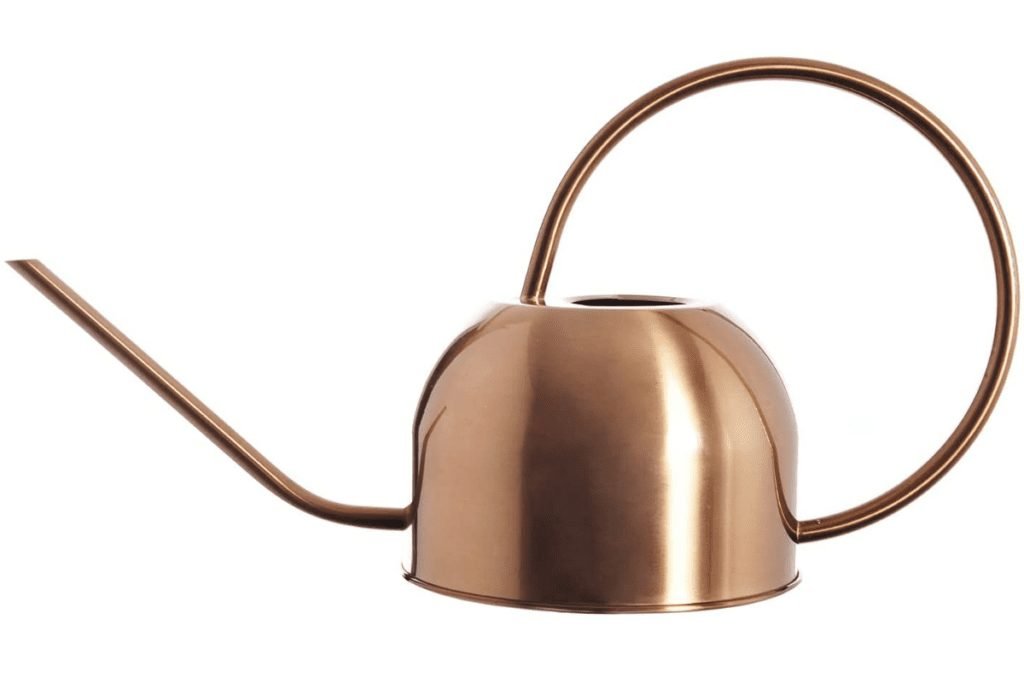 copper watering can