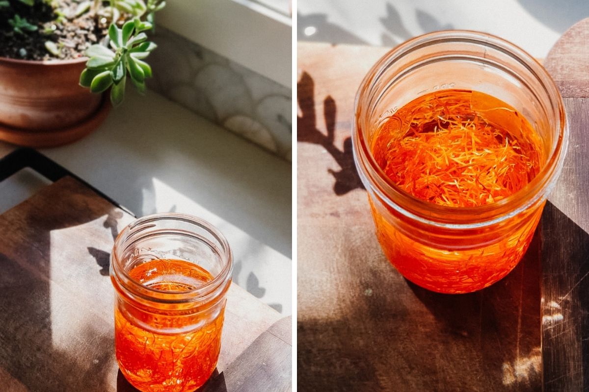 how to make your skin glow with healing calendula oil (pot marigold)