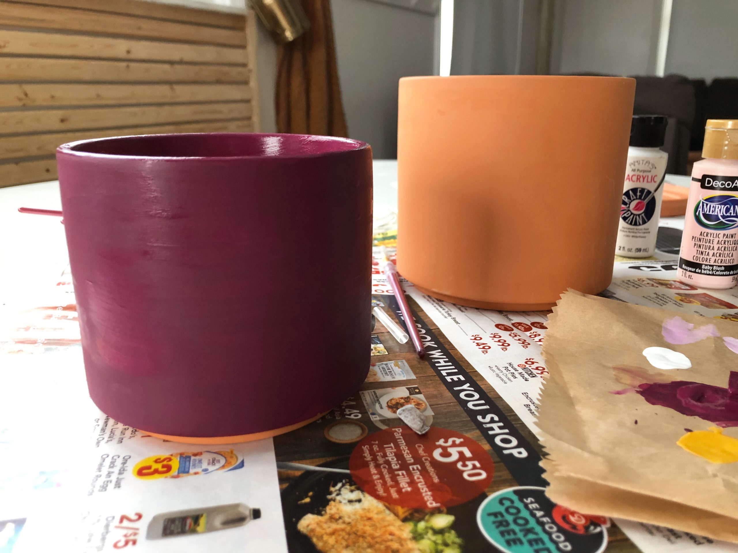 painting your terra cotta pot