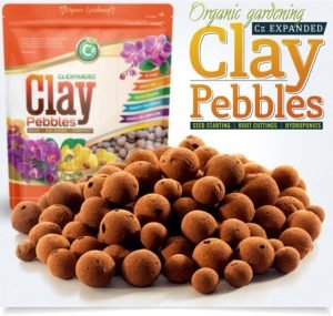 organic expanded clay pebbles