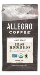 allegro coffee organic breakfast blend