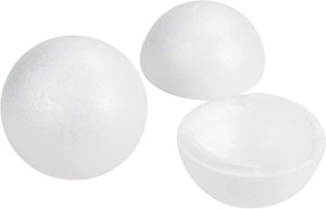 two halve foam balls