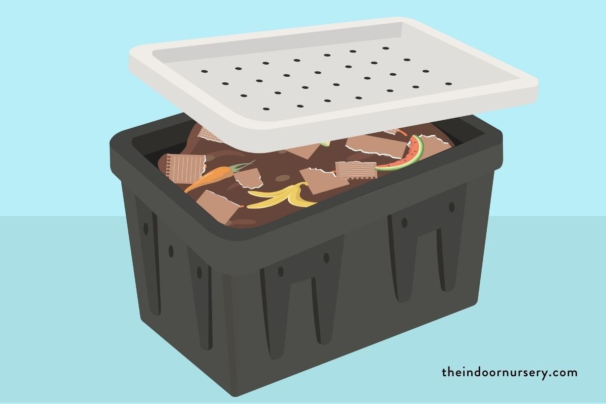 diy indoor worm composting