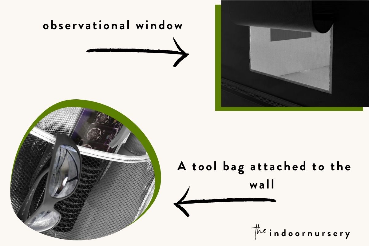 observational window & tool kit