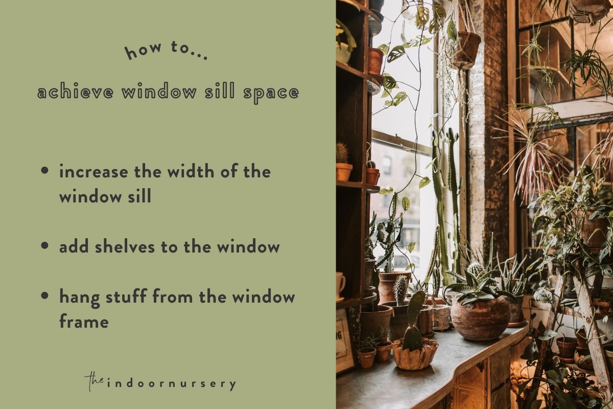 window sill space