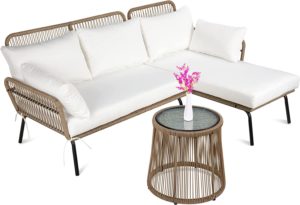 Best Choice Products Outdoor Rope Woven Sectional Patio Furniture