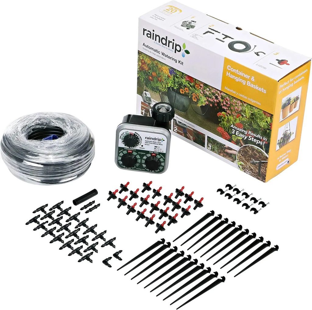 How to use drip watering systems for potted plants