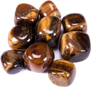 Bingcute Brazilian Tumbled Polished Natural Tiger Eye Stones