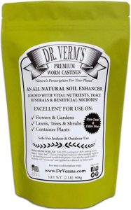 Dr. Verm's Premium Worm Castings - Organic Soil Builder and Fertilizer (2 LB)