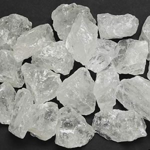 Zenkeeper 1 Lb Rough Clear Quartz Stone Bulk