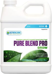 Botanicare Pure Blend Pro Grow Terpene Enhancing Base Nutrient Vegetative Formula