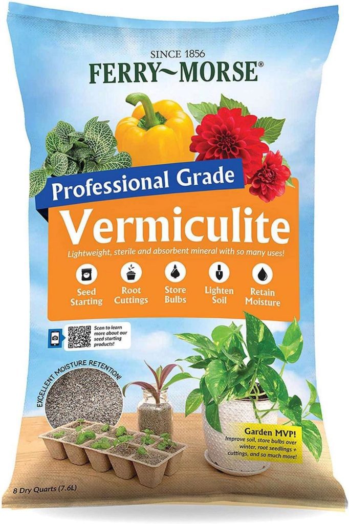 Horticultural Vermiculite a lightweight soil conditioner to improve soil aeration and moisture retention