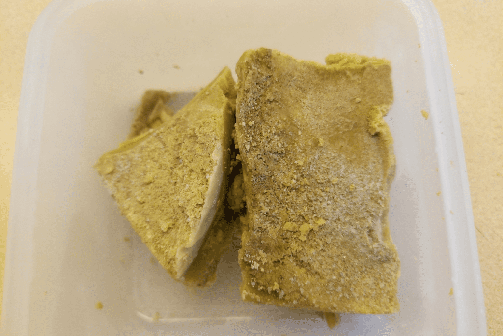 cannabis butter with decarbed weed